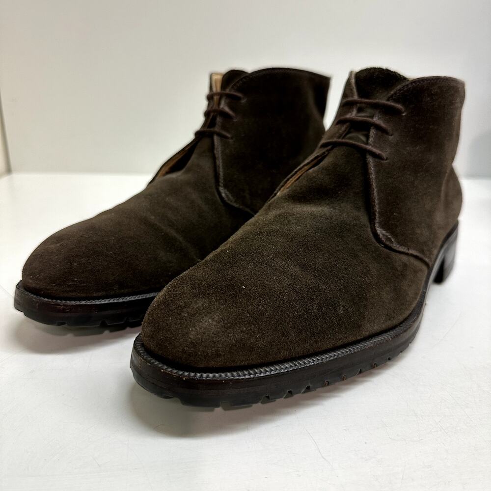 EUC Gravati x Wilkes Bashford Dark Brown Suede Chukka Boots Made in Italy 9.5
